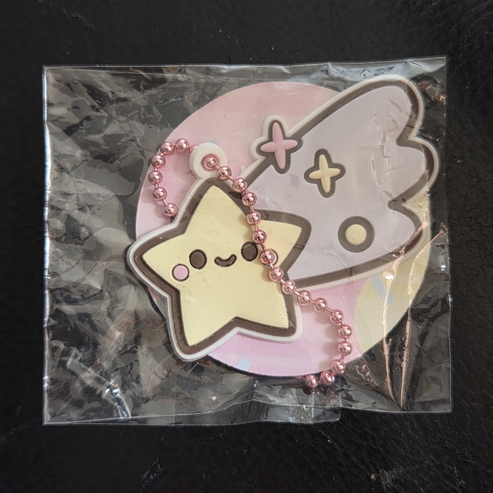 Cute Shooting Star With Beaded Chain